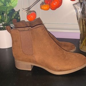 brown ankle boots